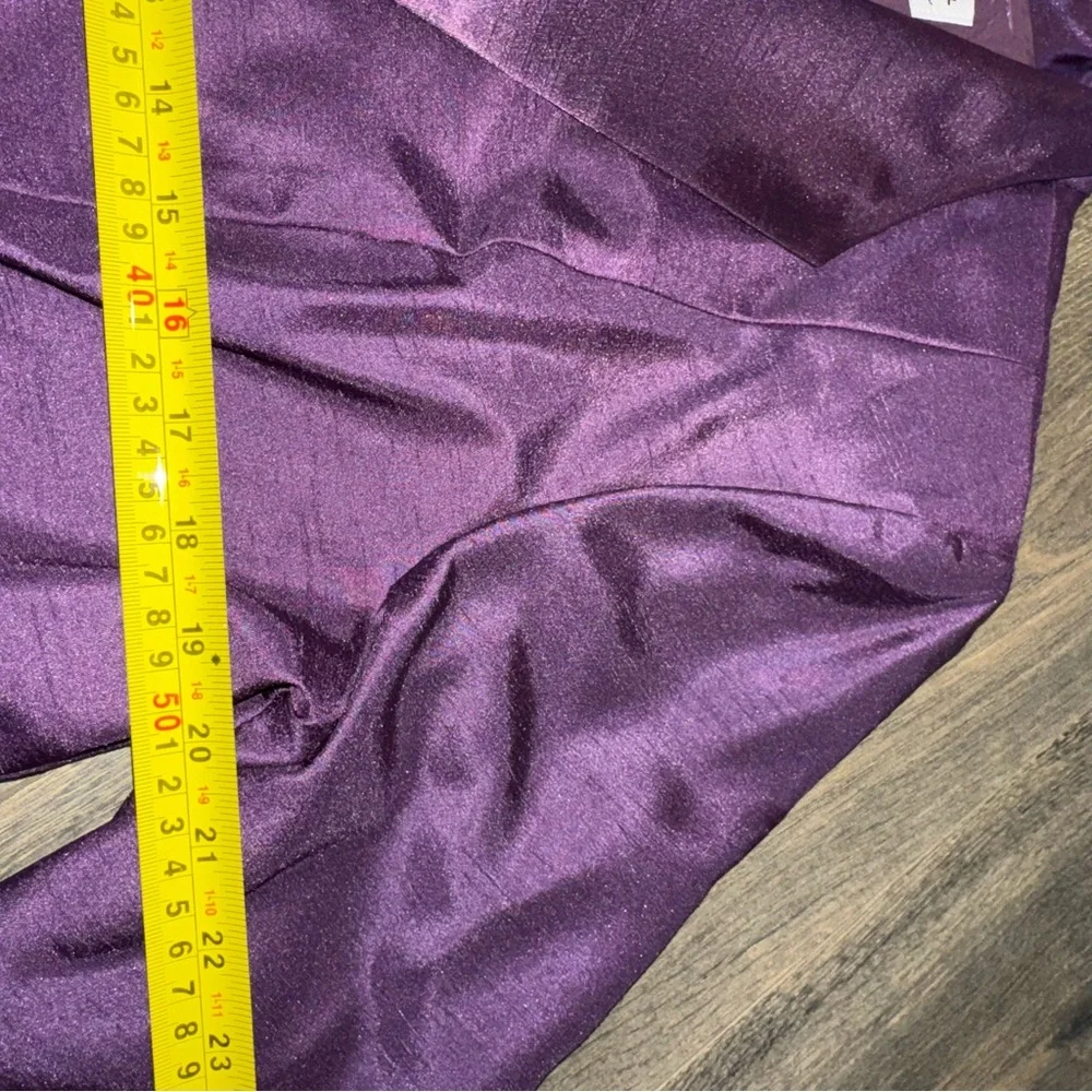 Cachet Rich Purple Blazer‎ with Decorative Cuffs